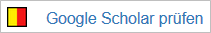 Bildschirmaufnahme des rot-gelben „Google Scholar prüfen“ Icons in EconBiz